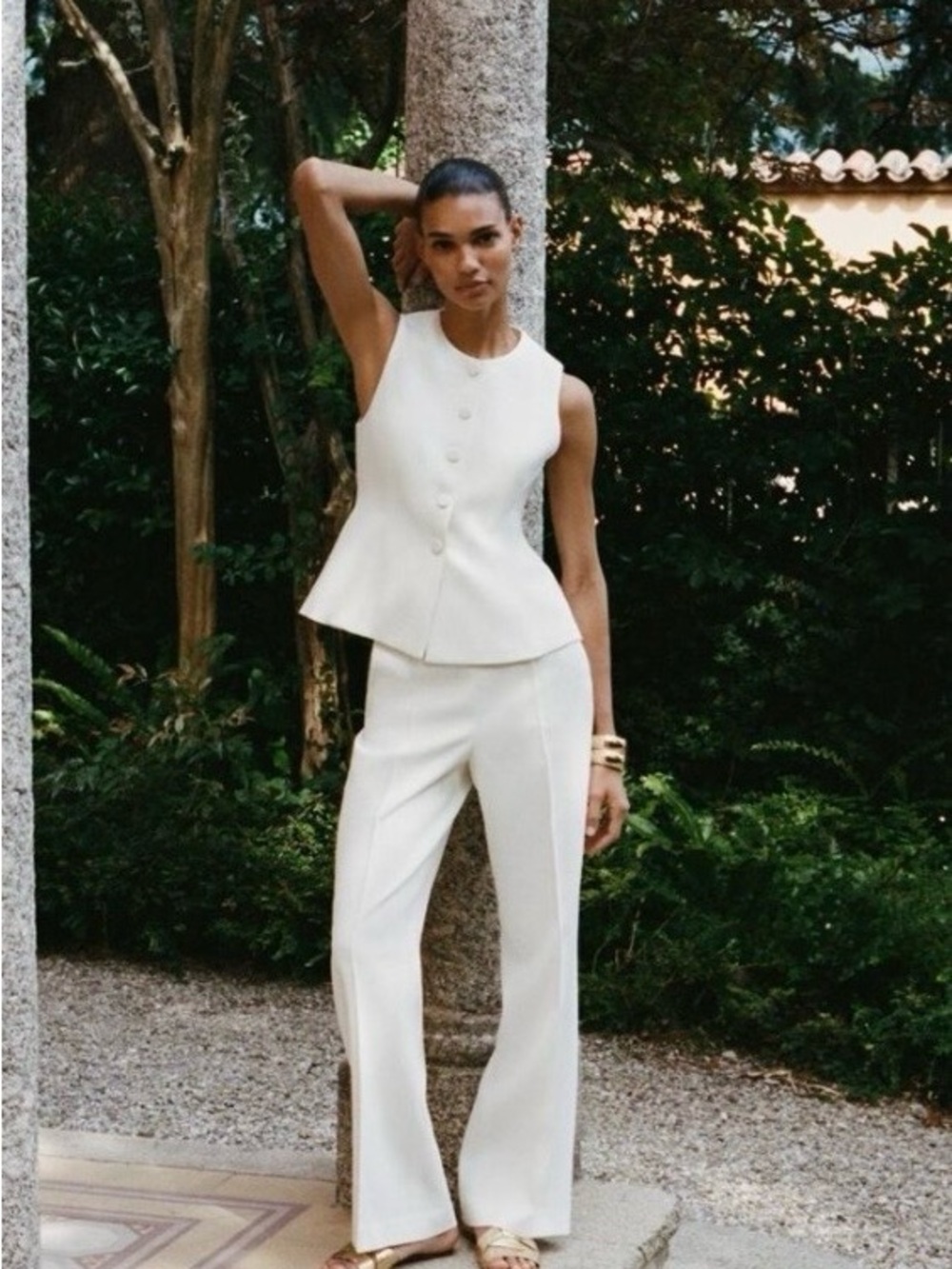 Zara Peplum Vest